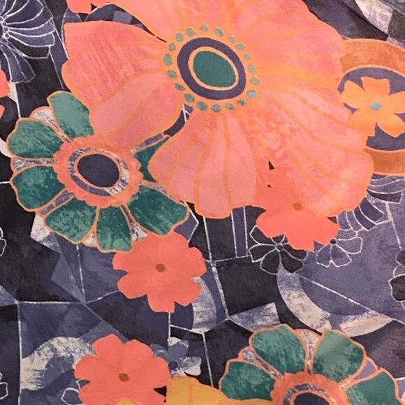 O'Neill Women's JADIA FLORAL LONG BEACH HIGH WAIST CHEEKY BOTTOMS NWT Size Med - Picture 6 of 6